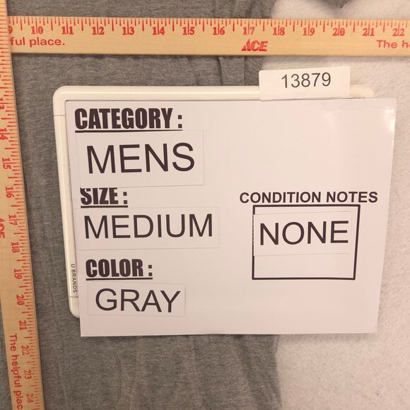 Magellan Outdoors Short Sleeve Crew Neck T-Shirt Mens Size Medium M Gray - Picture 8 of 9